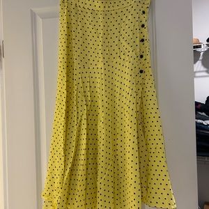 Zara 2 piece skirt set. Size medium reversible bralette top